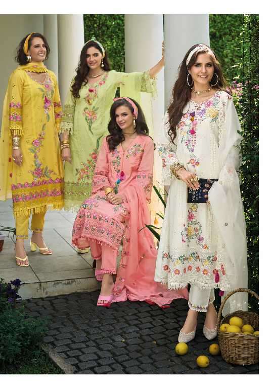 Kailee Presents Safarnama Vol-6 Wholesale A-Line Style Kurti With Pant And Dupatta Catalog Wholesaler And Exporter 
