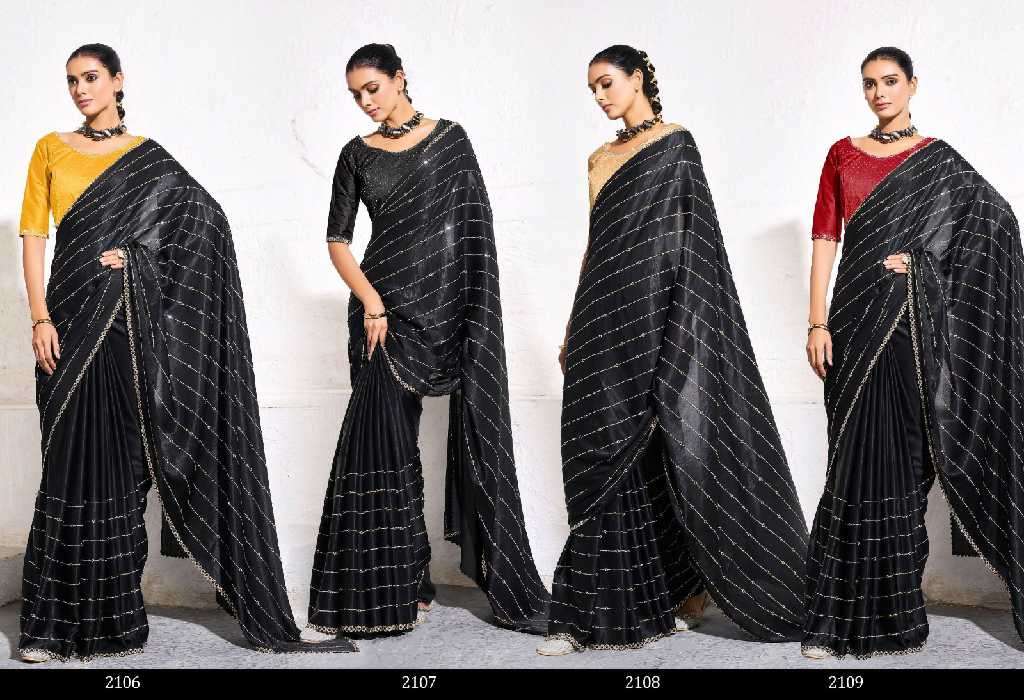 Kala Jamun Presents Black Berry Wholesale Fancy Satin With Zari Work Sarees Catalog Wholesaler And exporter 