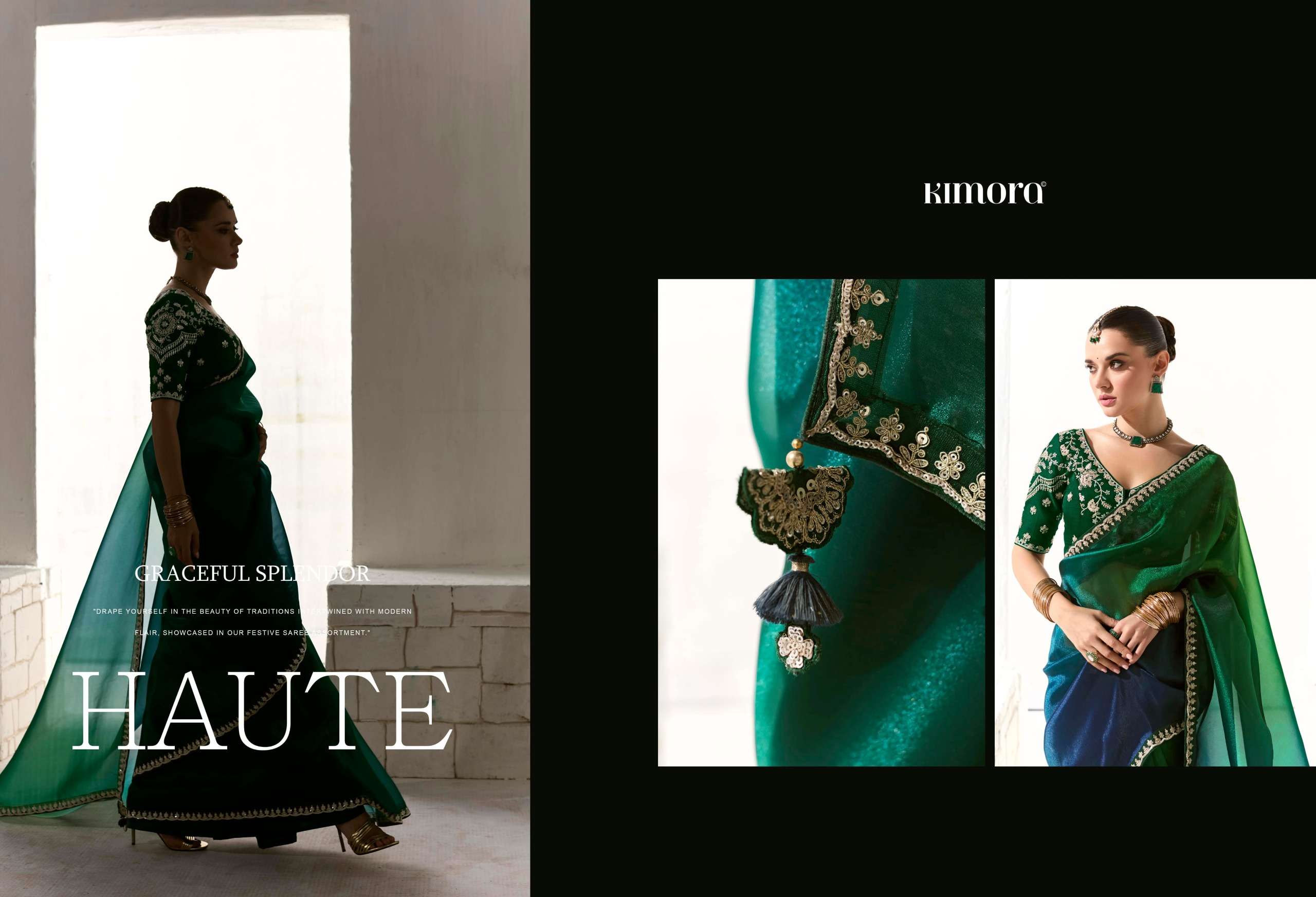 KIMORA PRESENTS RUNWAY ORGANZA FANCY FEBRICS SAREE CATALOG WHOLESALER AND EXPORTER 