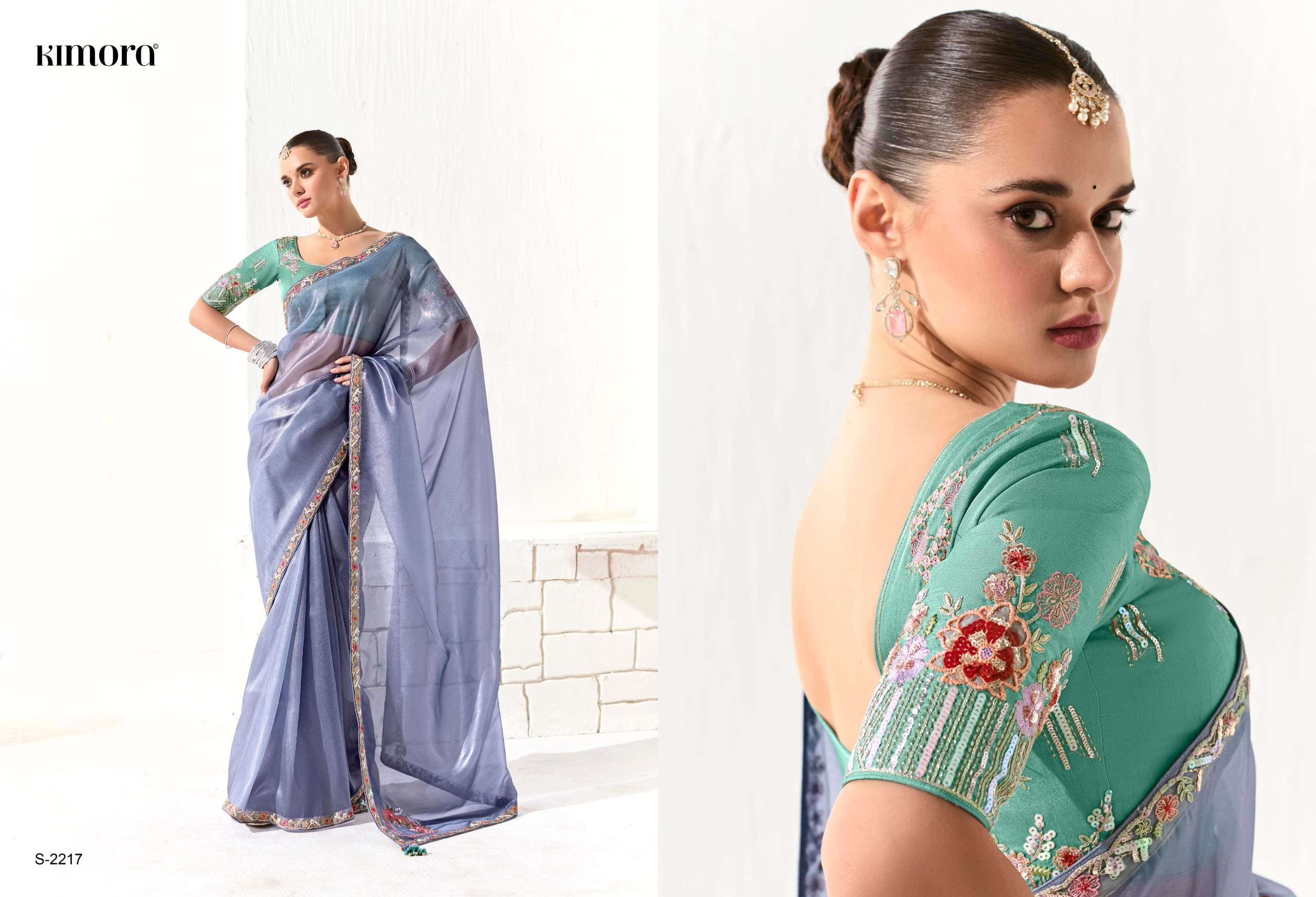 KIMORA PRESENTS RUNWAY ORGANZA FANCY FEBRICS SAREE CATALOG WHOLESALER AND EXPORTER 