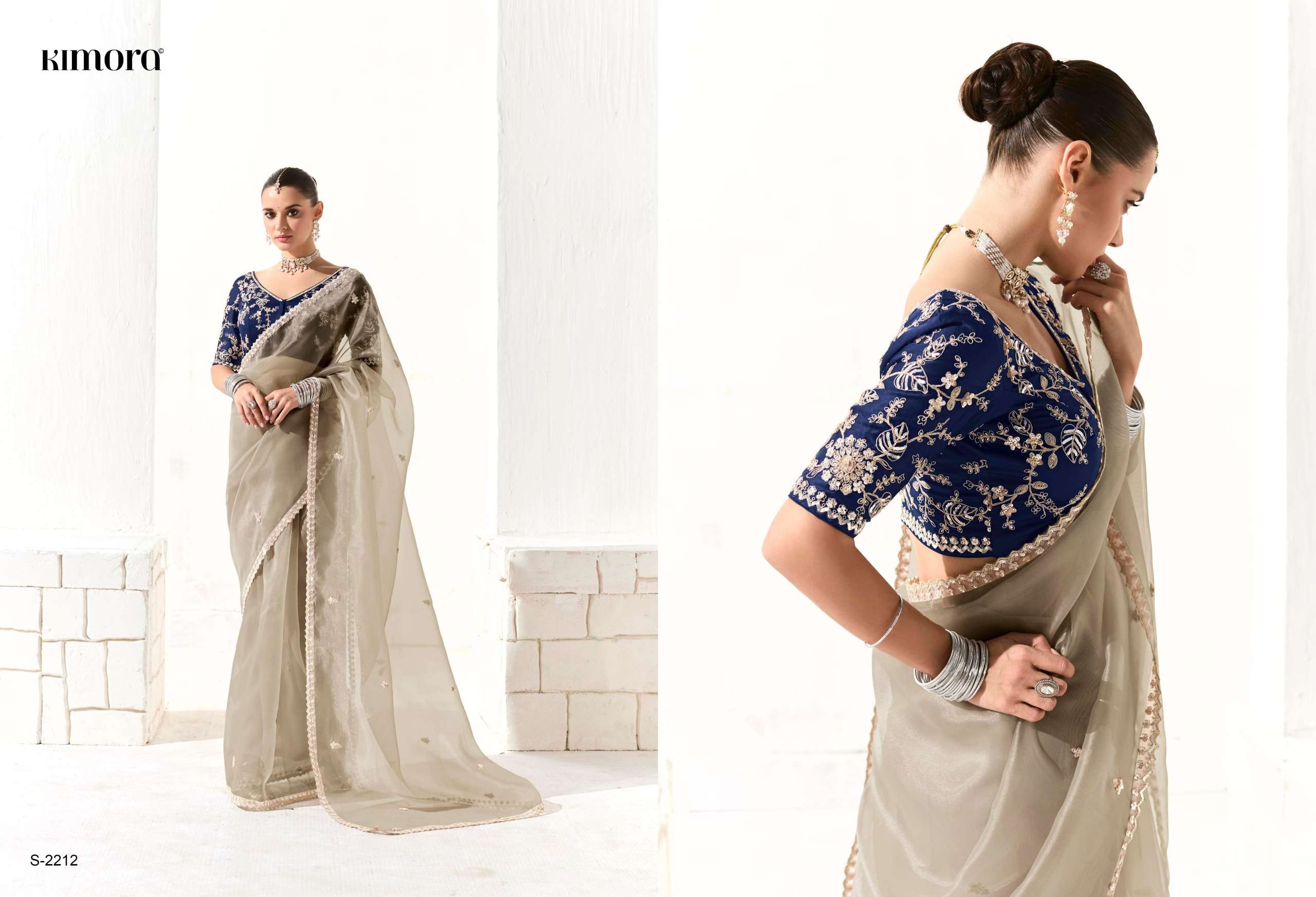 KIMORA PRESENTS RUNWAY ORGANZA FANCY FEBRICS SAREE CATALOG WHOLESALER AND EXPORTER 