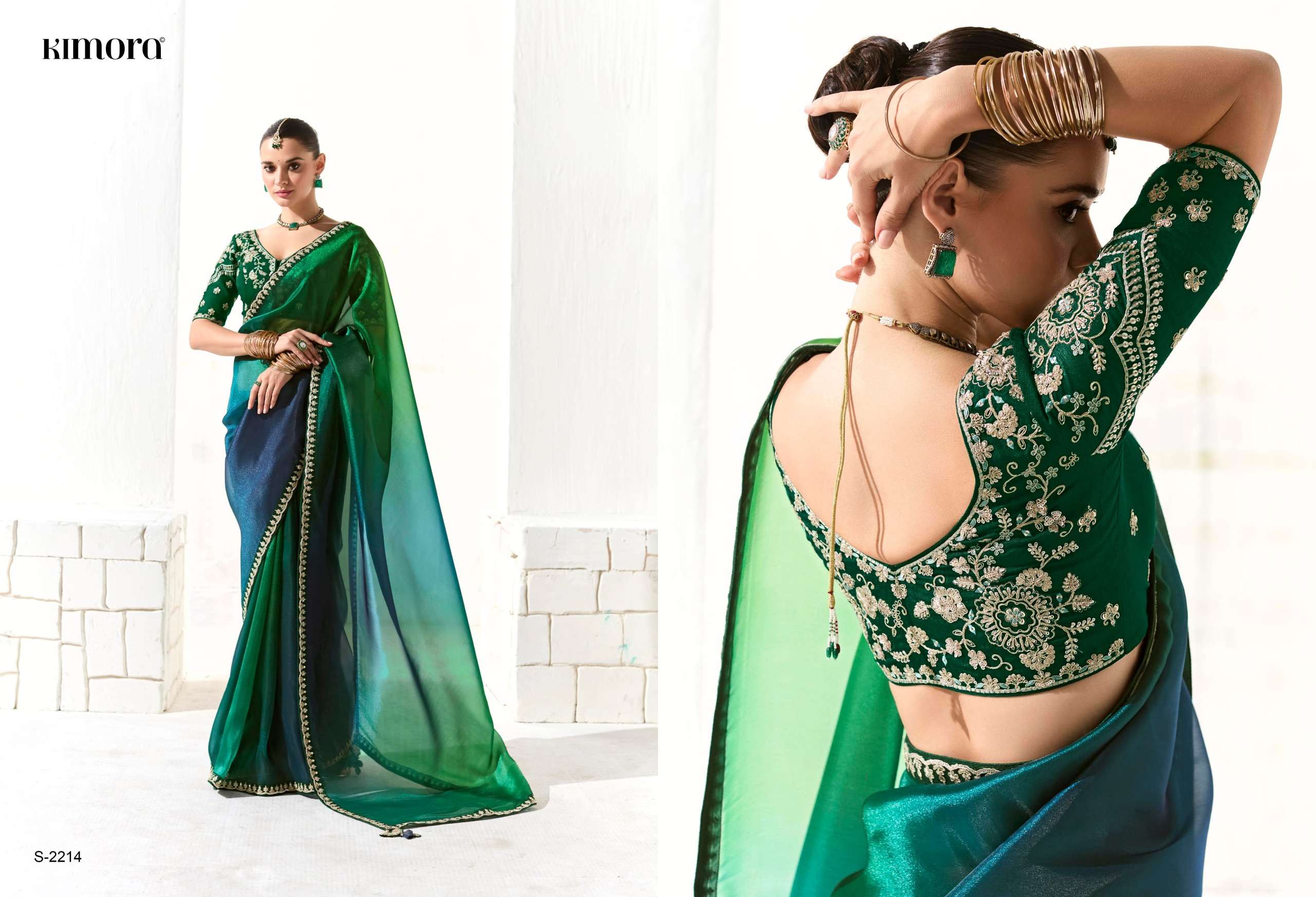 KIMORA PRESENTS RUNWAY ORGANZA FANCY FEBRICS SAREE CATALOG WHOLESALER AND EXPORTER 
