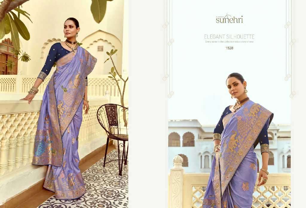Kimora Presents Sunehri Alankar 1521-1531 Dola Silk Occasion Wear Saree For Ladies Catalog Wholesaler And Exporter 