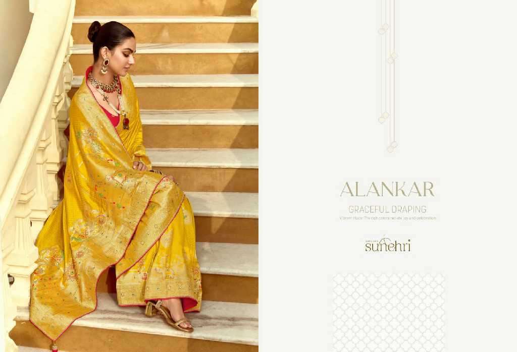 Kimora Presents Sunehri Alankar 1521-1531 Dola Silk Occasion Wear Saree For Ladies Catalog Wholesaler And Exporter 