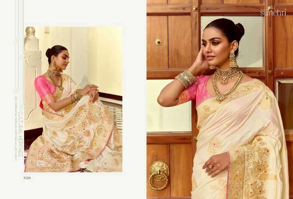 Kimora Presents Sunehri Alankar 1521-1531 Dola Silk Occasion Wear Saree For Ladies Catalog Wholesaler And Exporter 