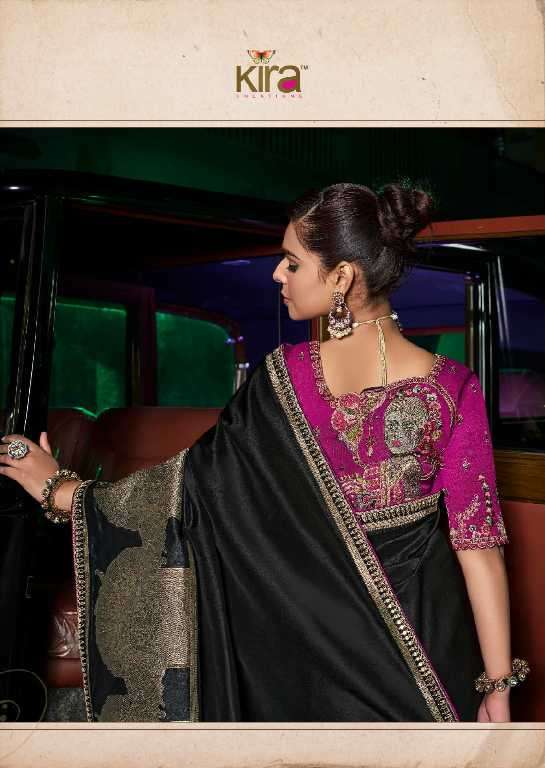 Kira Creations Presents Kanya Wholesale Pure Silk With Beautiful Designer Sarees Catalog Wholesaler And Exporter 