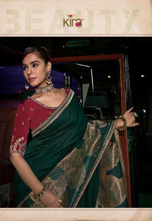 Kira Creations Presents Kanya Wholesale Pure Silk With Beautiful Designer Sarees Catalog Wholesaler And Exporter 
