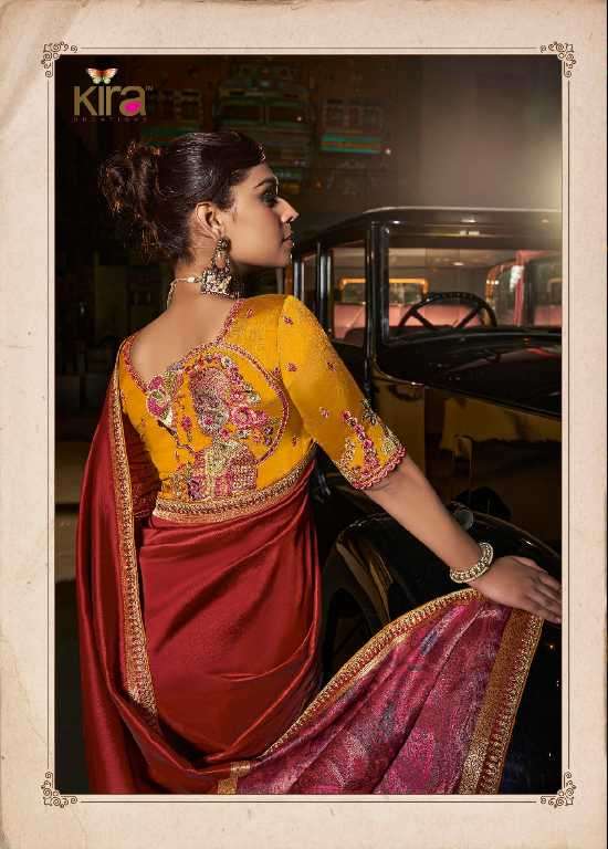 Kira Creations Presents Kanya Wholesale Pure Silk With Beautiful Designer Sarees Catalog Wholesaler And Exporter 