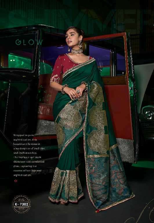 Kira Creations Presents Kanya Wholesale Pure Silk With Beautiful Designer Sarees Catalog Wholesaler And Exporter 