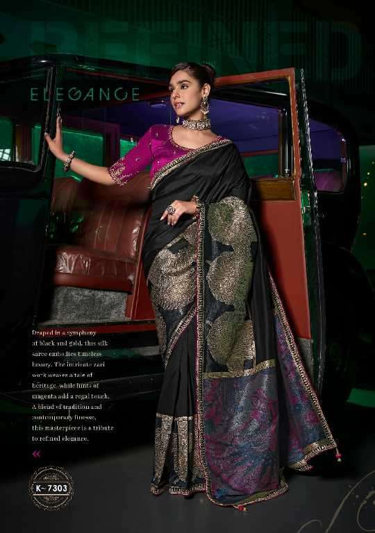 Kira Creations Presents Kanya Wholesale Pure Silk With Beautiful Designer Sarees Catalog Wholesaler And Exporter 