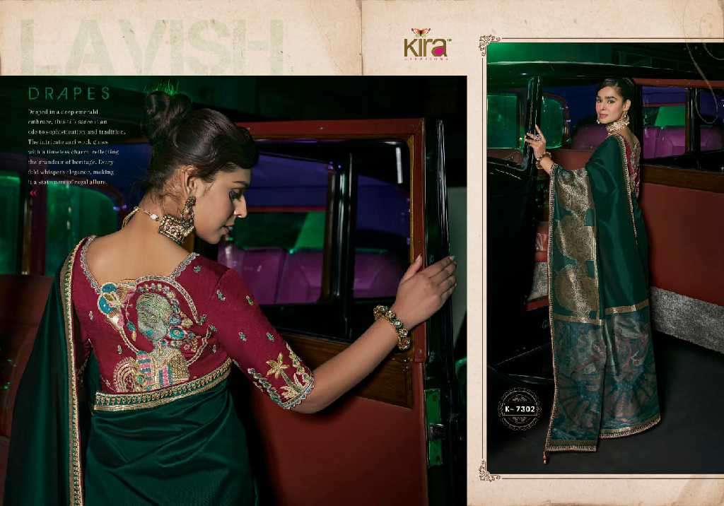 Kira Creations Presents Kanya Wholesale Pure Silk With Beautiful Designer Sarees Catalog Wholesaler And Exporter 