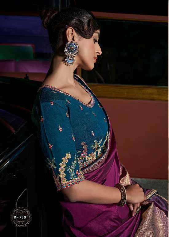 Kira Creations Presents Kanya Wholesale Pure Silk With Beautiful Designer Sarees Catalog Wholesaler And Exporter 