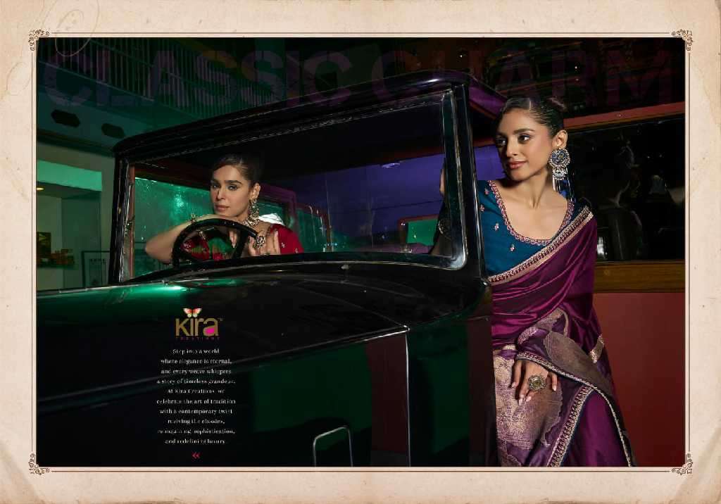 Kira Creations Presents Kanya Wholesale Pure Silk With Beautiful Designer Sarees Catalog Wholesaler And Exporter 