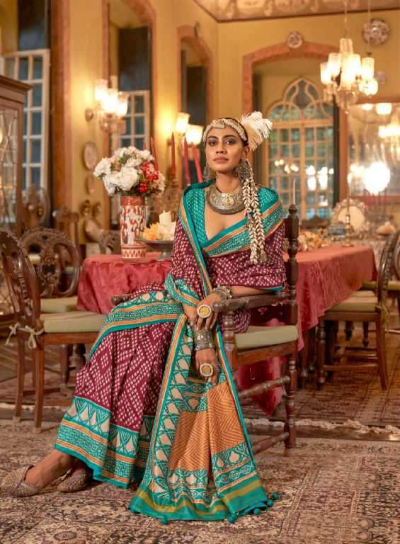 Kreshva Presents Pankh Patola Wholesale Super PV Silk Wholesale Indian Sarees Catalog Wholesaler And Exporter 