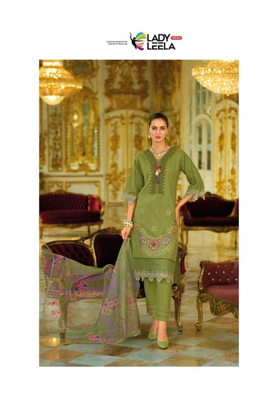 Lady Leela Presents Summer Saga Cotton Embroidery Readymade Catalog Wholesaler And Exporter 