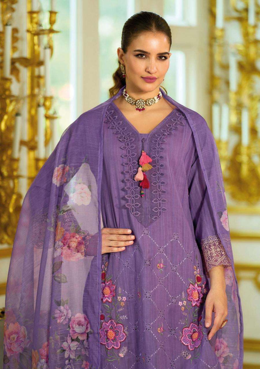 Lady Leela Presents Summer Saga Cotton Embroidery Readymade Catalog Wholesaler And Exporter 