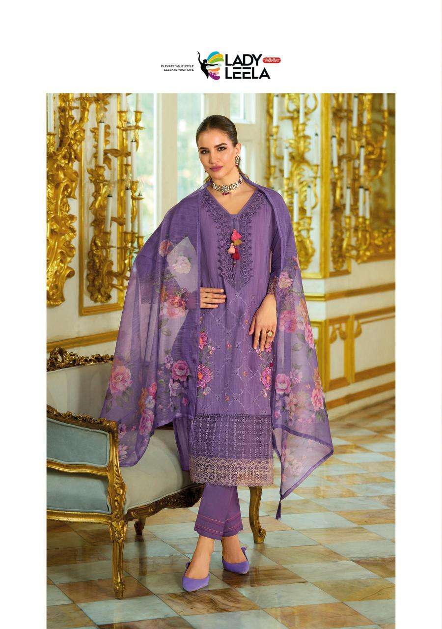 Lady Leela Presents Summer Saga Cotton Embroidery Readymade Catalog Wholesaler And Exporter 