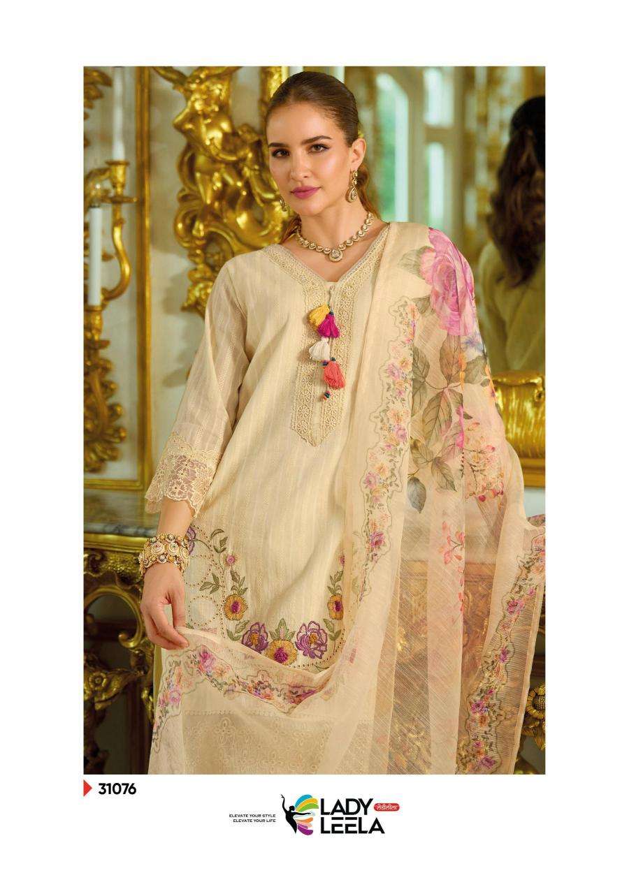Lady Leela Presents Summer Saga Cotton Embroidery Readymade Catalog Wholesaler And Exporter 