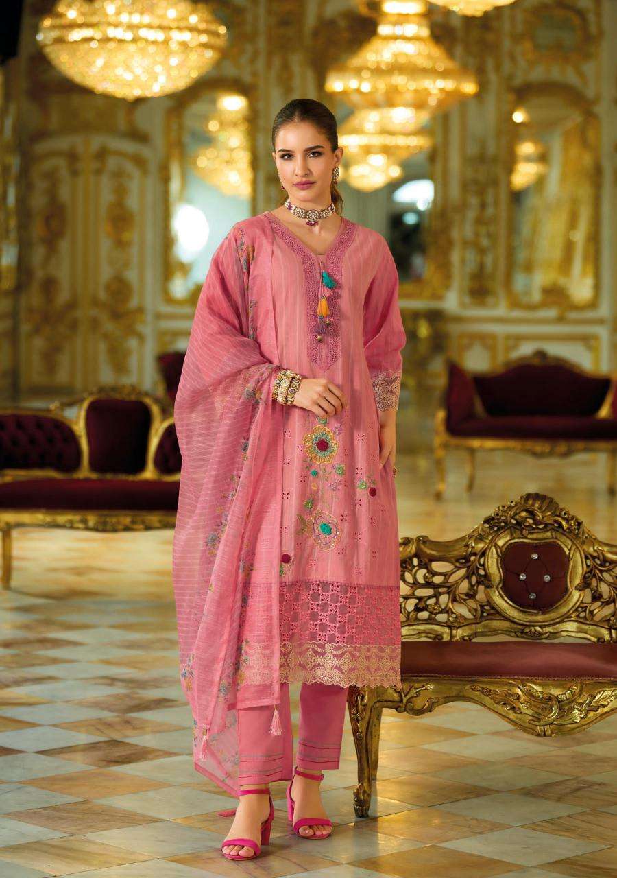 Lady Leela Presents Summer Saga Cotton Embroidery Readymade Catalog Wholesaler And Exporter 