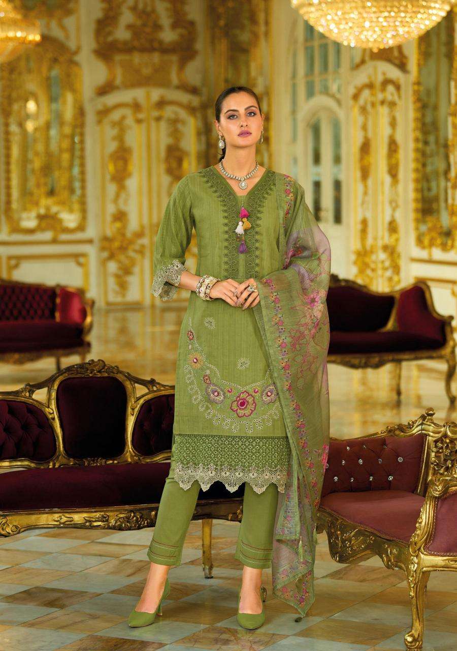 Lady Leela Presents Summer Saga Cotton Embroidery Readymade Catalog Wholesaler And Exporter 