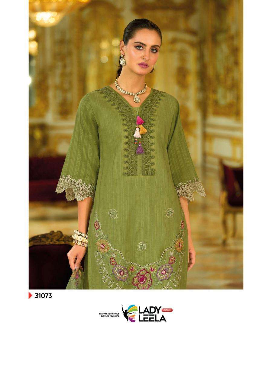 Lady Leela Presents Summer Saga Cotton Embroidery Readymade Catalog Wholesaler And Exporter 