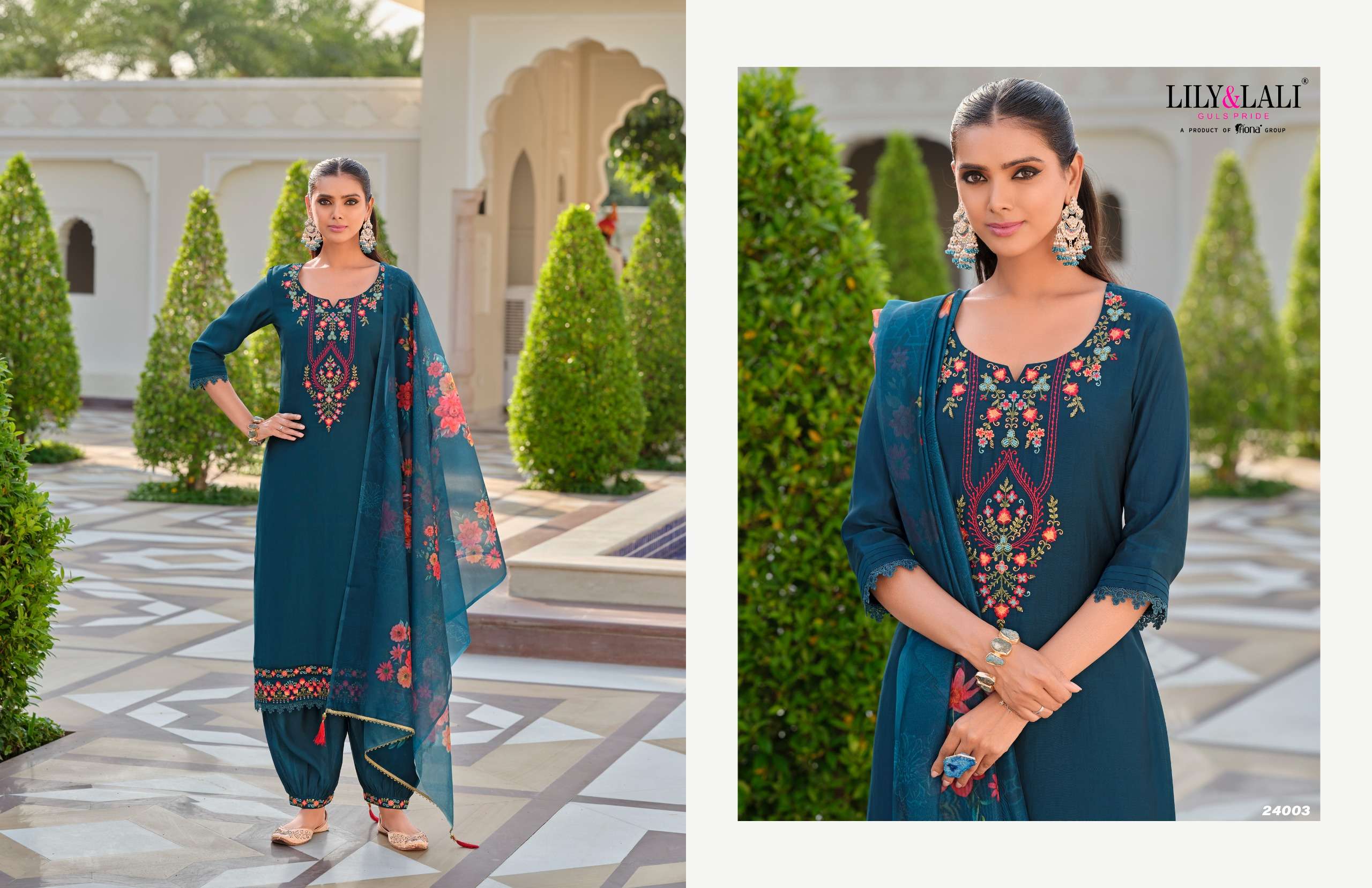 LILY & LALI PRESENTS AFGHANI VOL-5 FANCY KURTIS CATALOG WHOLESALER AND EXPORTER IN SURAT