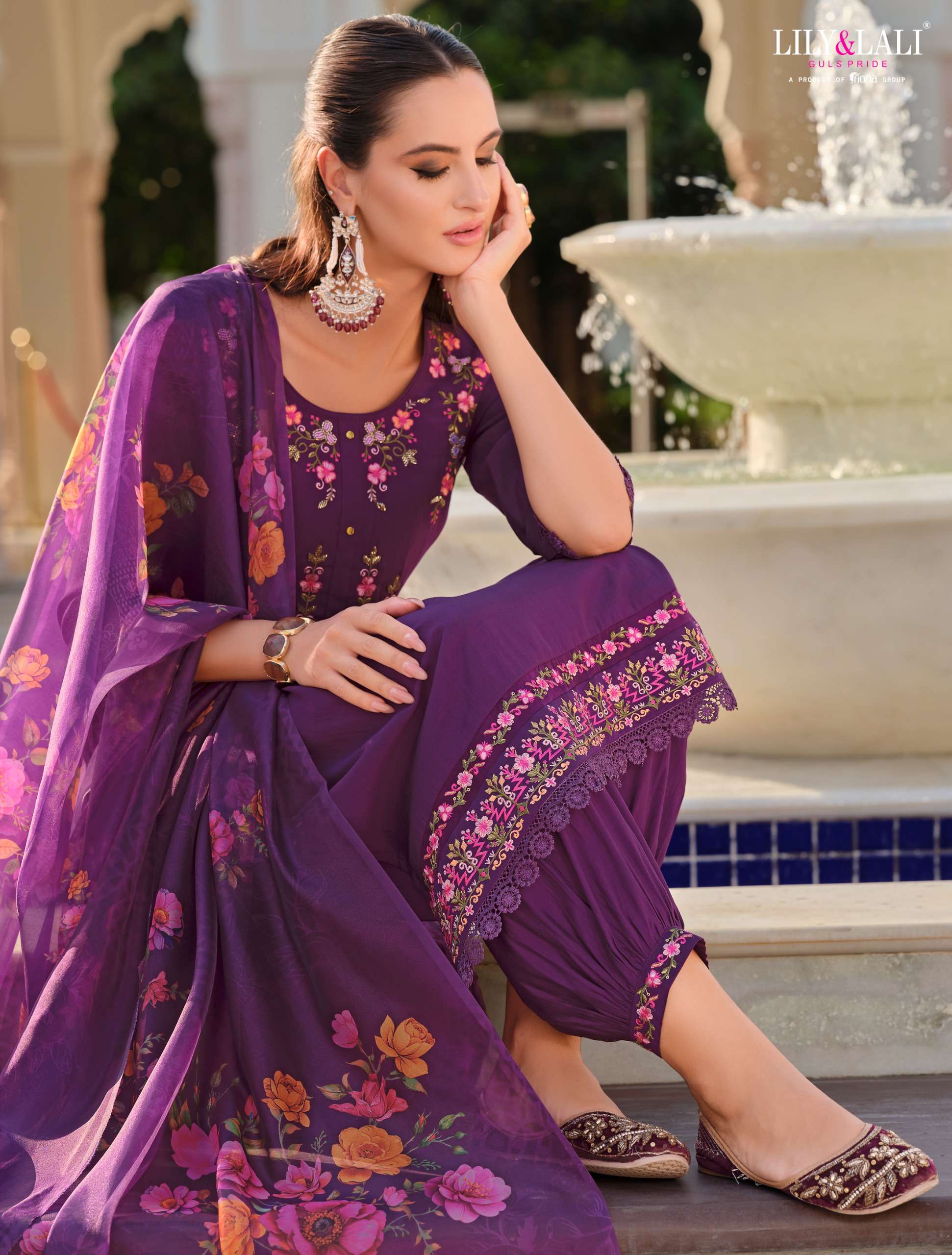 LILY & LALI PRESENTS AFGHANI VOL-5 FANCY KURTIS CATALOG WHOLESALER AND EXPORTER IN SURAT
