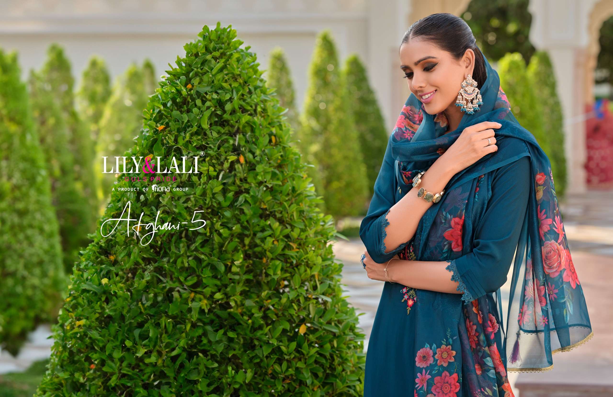 LILY & LALI PRESENTS AFGHANI VOL-5 FANCY KURTIS CATALOG WHOLESALER AND EXPORTER IN SURAT
