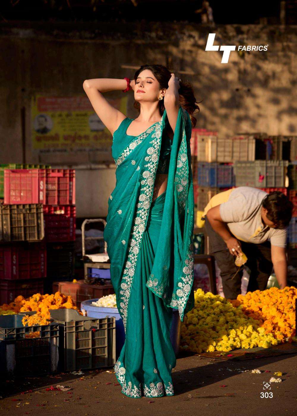 LT Fabrics Lighting Vol-3 Malai Silk Trendy Sarees Catalog Wholesaler And Exporter  