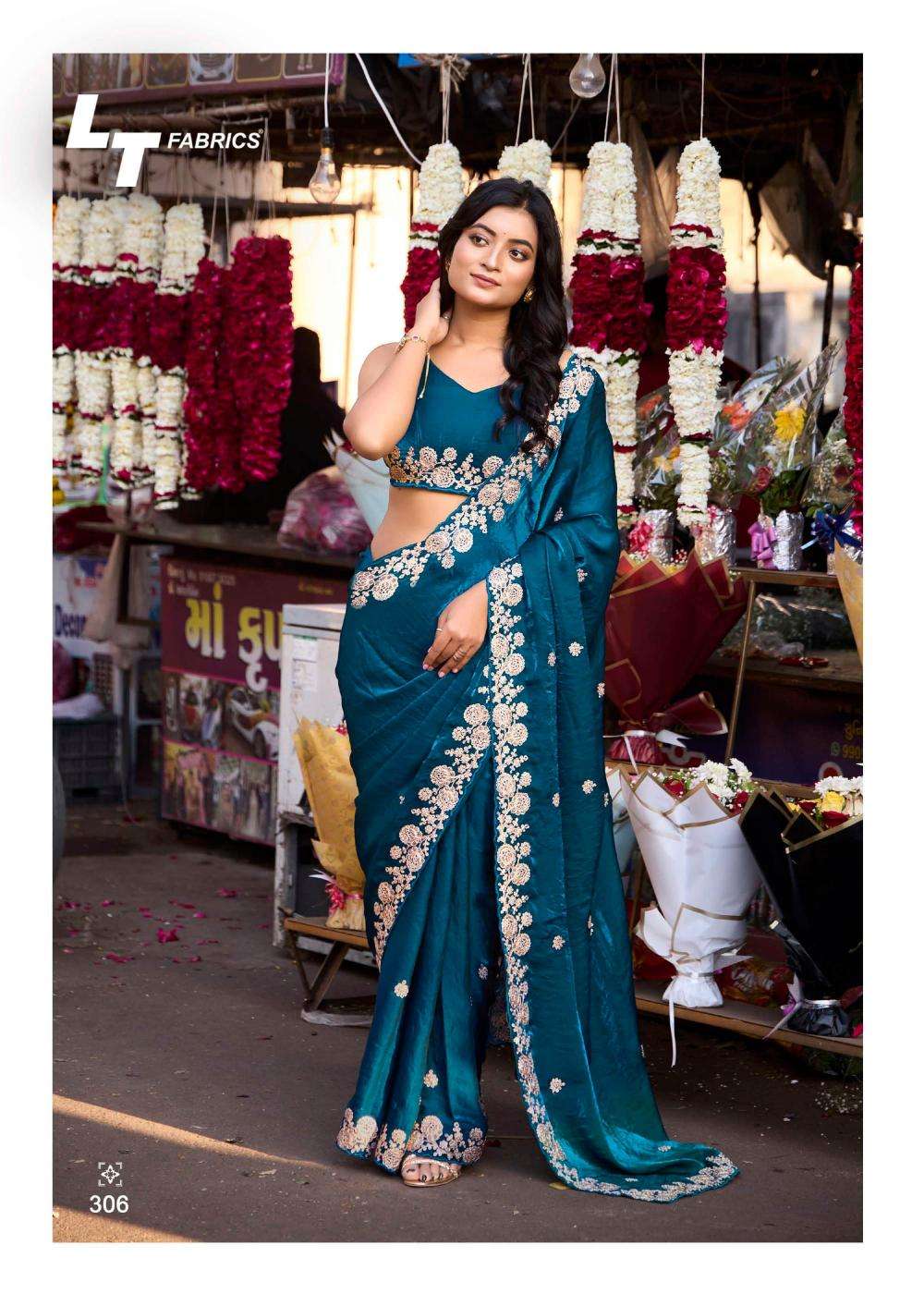 LT Fabrics Lighting Vol-3 Malai Silk Trendy Sarees Catalog Wholesaler And Exporter  