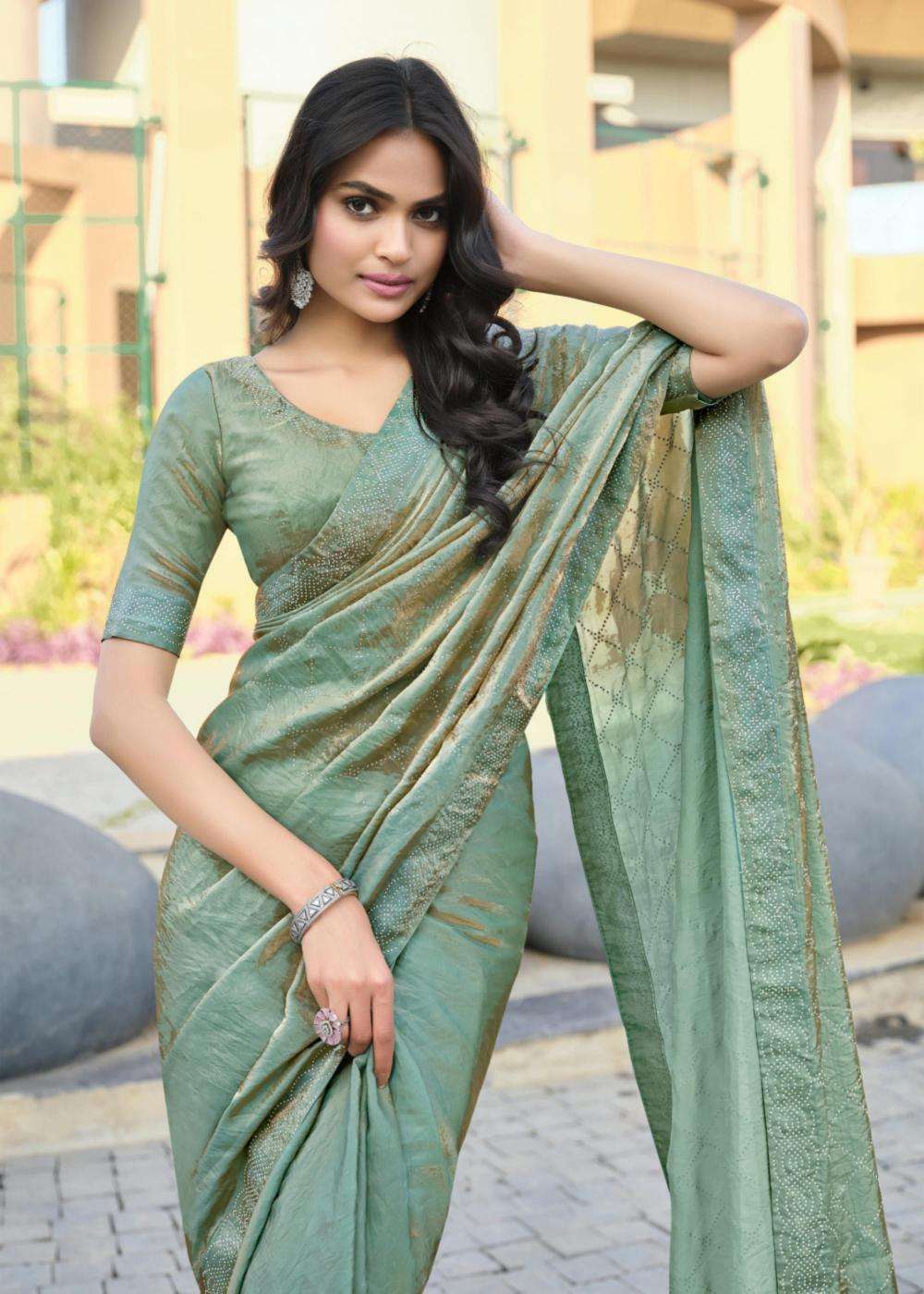 LT Fabrics Presents Primark Vol-6 Malai Silk Regular Wear Saree Catalog Wholesaler And Exporter  