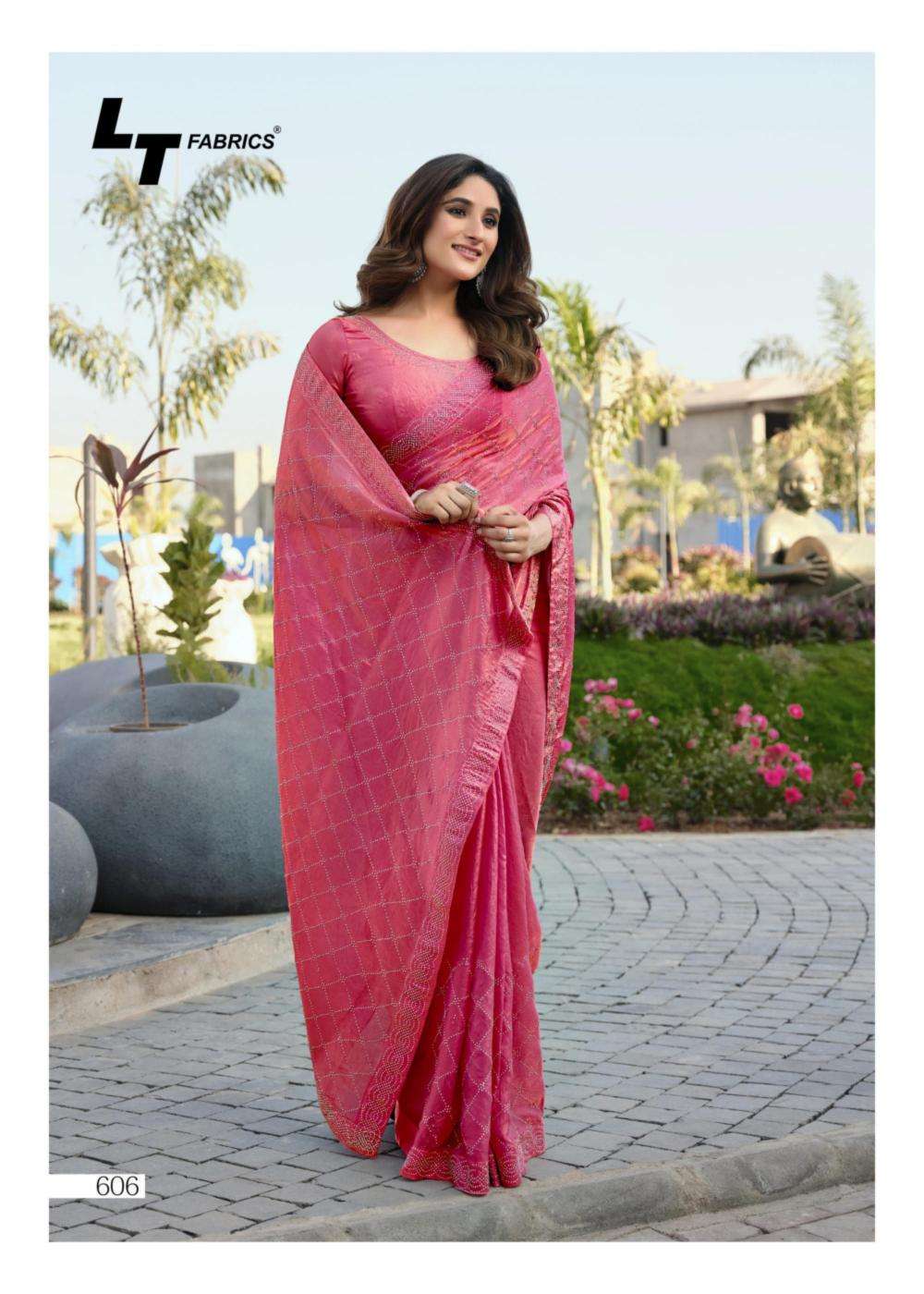 LT Fabrics Presents Primark Vol-6 Malai Silk Regular Wear Saree Catalog Wholesaler And Exporter  