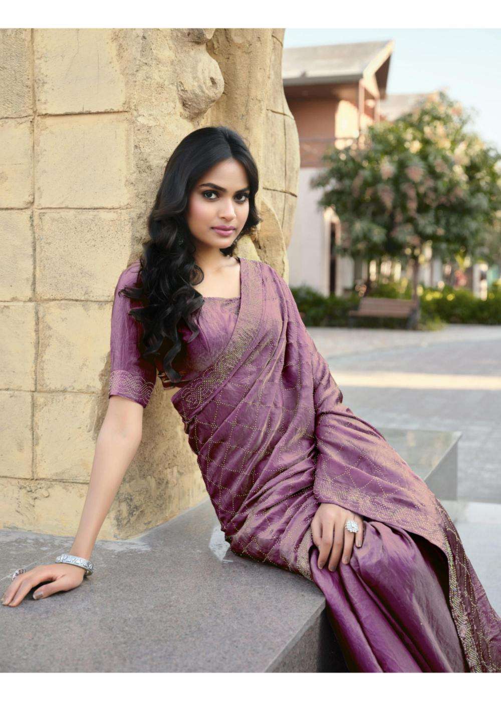 LT Fabrics Presents Primark Vol-6 Malai Silk Regular Wear Saree Catalog Wholesaler And Exporter  