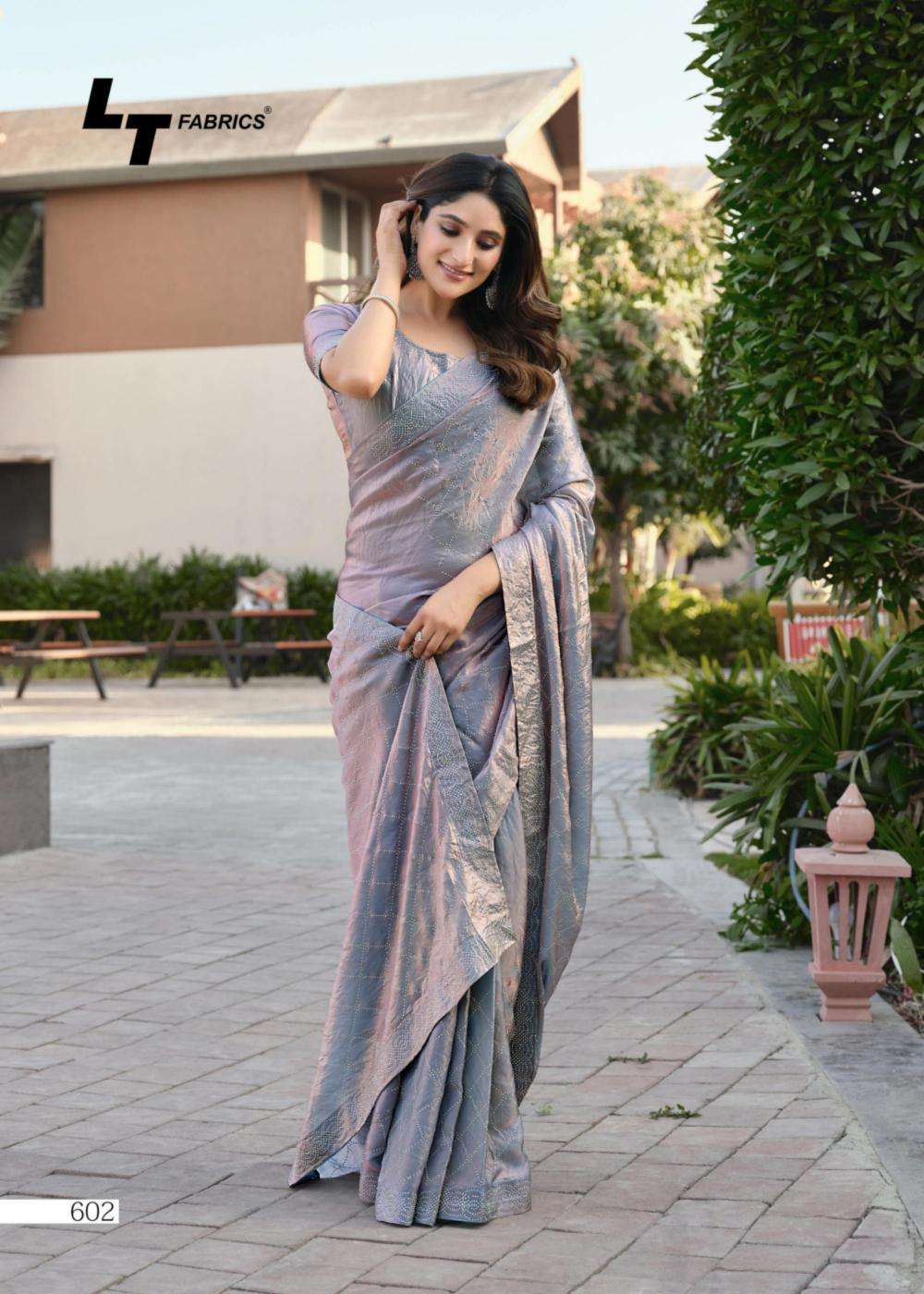 LT Fabrics Presents Primark Vol-6 Malai Silk Regular Wear Saree Catalog Wholesaler And Exporter  