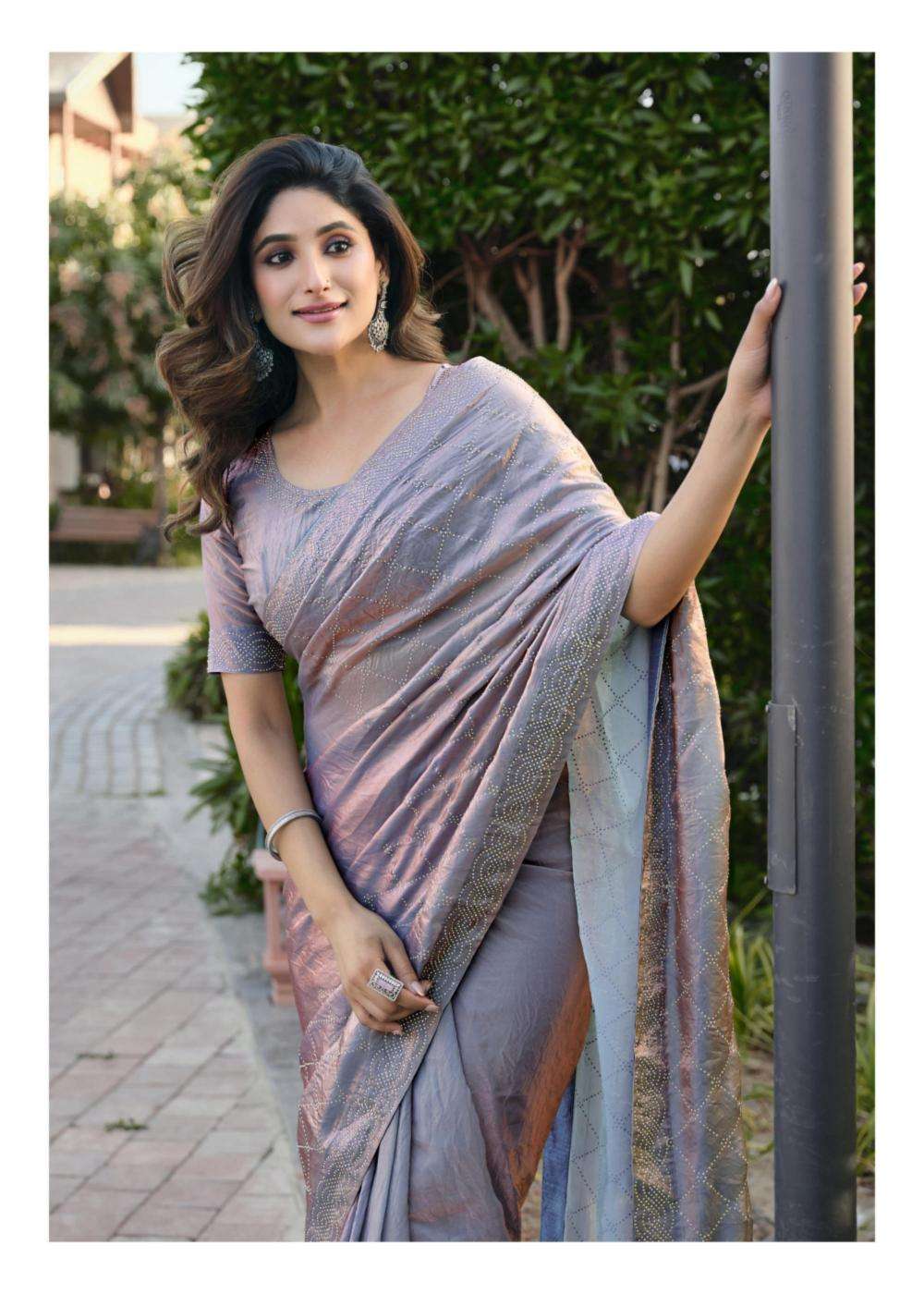 LT Fabrics Presents Primark Vol-6 Malai Silk Regular Wear Saree Catalog Wholesaler And Exporter  