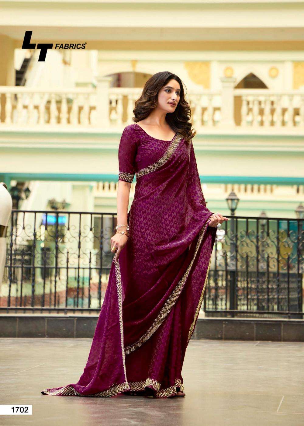 LT Fabrics Presents Signature Vol-17 Malai Silk Gorgeous Look Saree Catalog Wholesaler And Exporter 