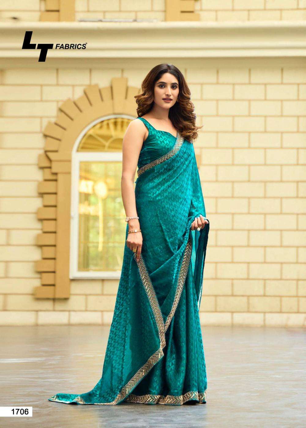 LT Fabrics Presents Signature Vol-17 Malai Silk Gorgeous Look Saree Catalog Wholesaler And Exporter 