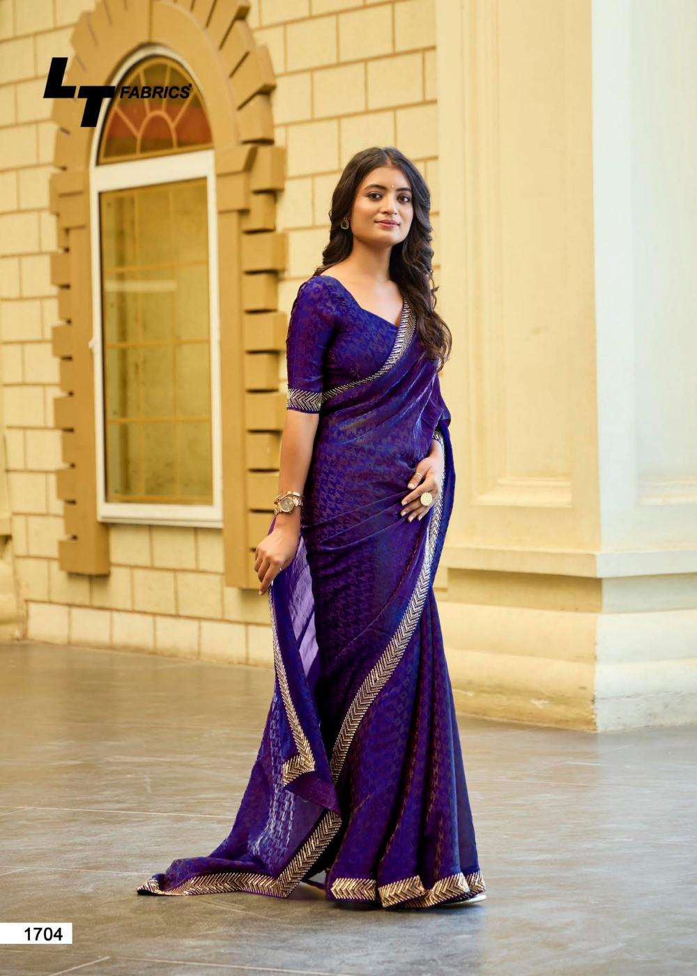 LT Fabrics Presents Signature Vol-17 Malai Silk Gorgeous Look Saree Catalog Wholesaler And Exporter 