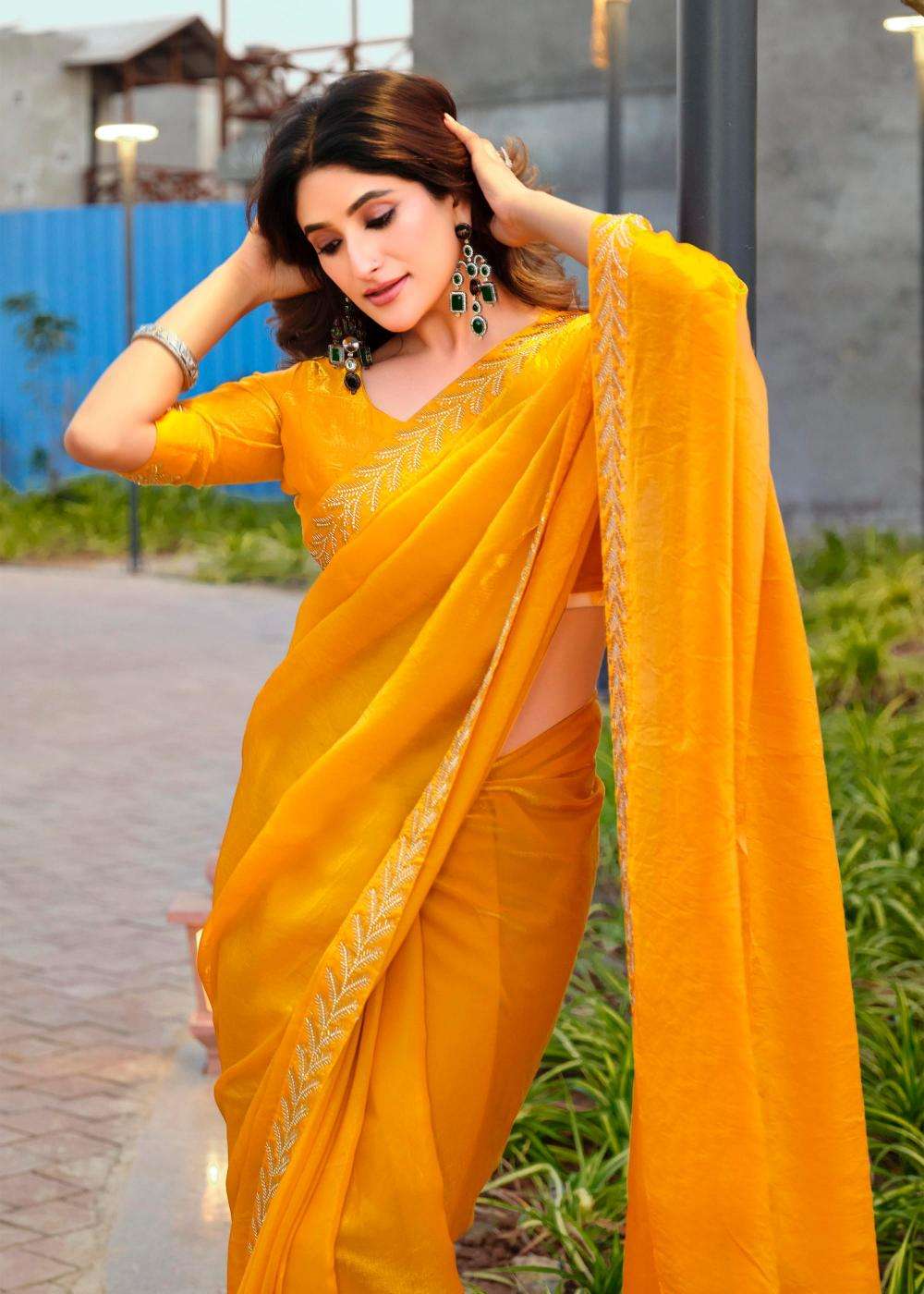 lt fashion presents signature vol-10 cosmos hit design saree with fancy blouse catalog wholesaler and exporter in surat