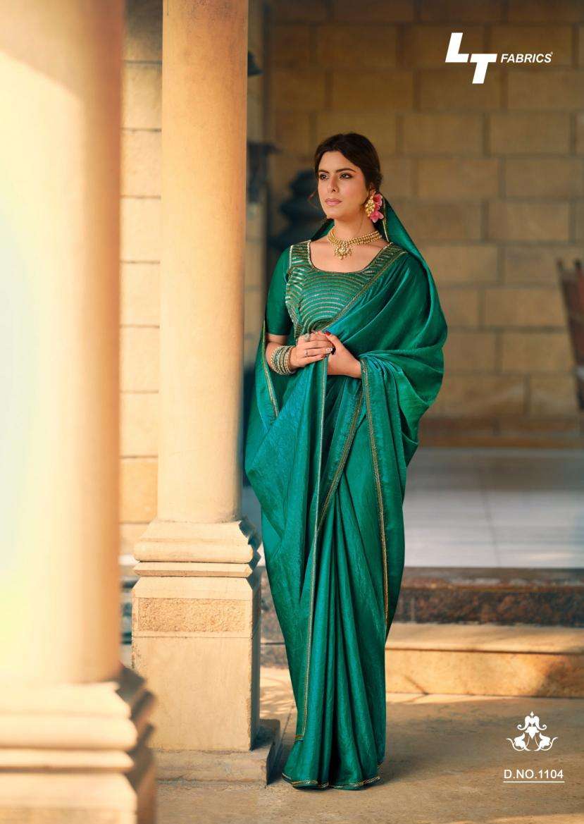 lt fashion presents silver stone vol -11 fashionable nylonxcatonic satin best saree catalog wholesaler and exporter 