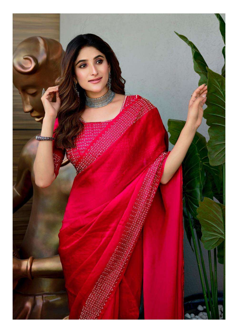 lt fashion signature vol-9 elegant style malai silk saree catalog wholesaler and exporter 