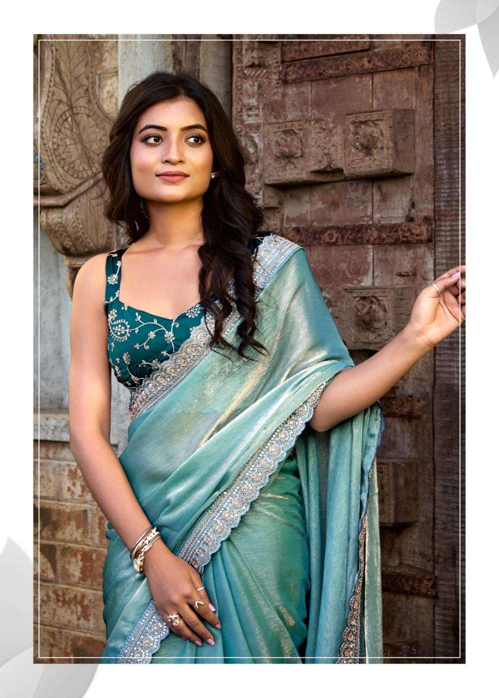Lt Fashions Presents Magnolia Vol -1 Malai Silk Gorgeous Look Saree Catalog Wholesaler And Exporter In Surat