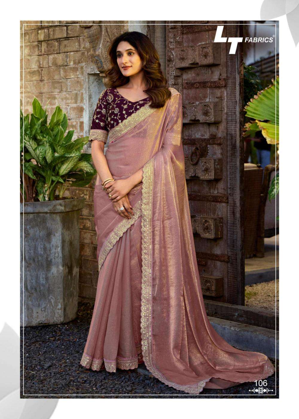 Lt Fashions Presents Magnolia Vol -1 Malai Silk Gorgeous Look Saree Catalog Wholesaler And Exporter In Surat