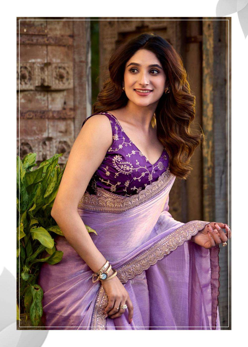 Lt Fashions Presents Magnolia Vol -1 Malai Silk Gorgeous Look Saree Catalog Wholesaler And Exporter In Surat