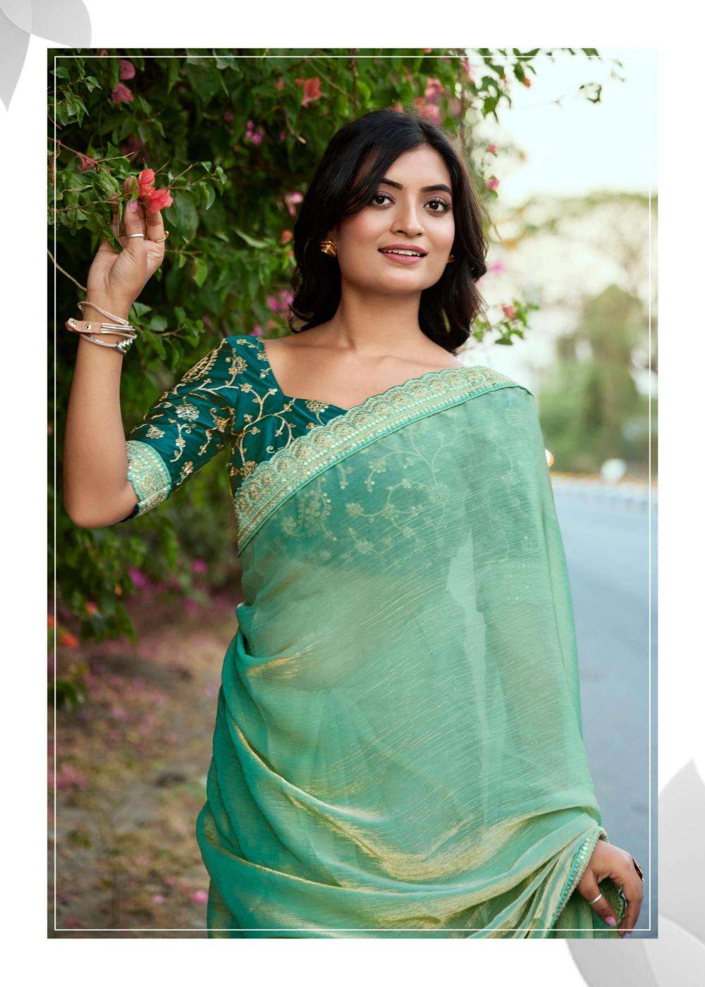 Lt Fashions Presents Magnolia Vol -1 Malai Silk Gorgeous Look Saree Catalog Wholesaler And Exporter In Surat