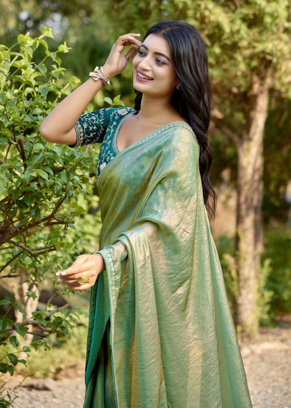 Lt Fashions Presents Magnolia Vol-4 Malai Silk Traditional Saree Catalog Wholesaler And Exporter 