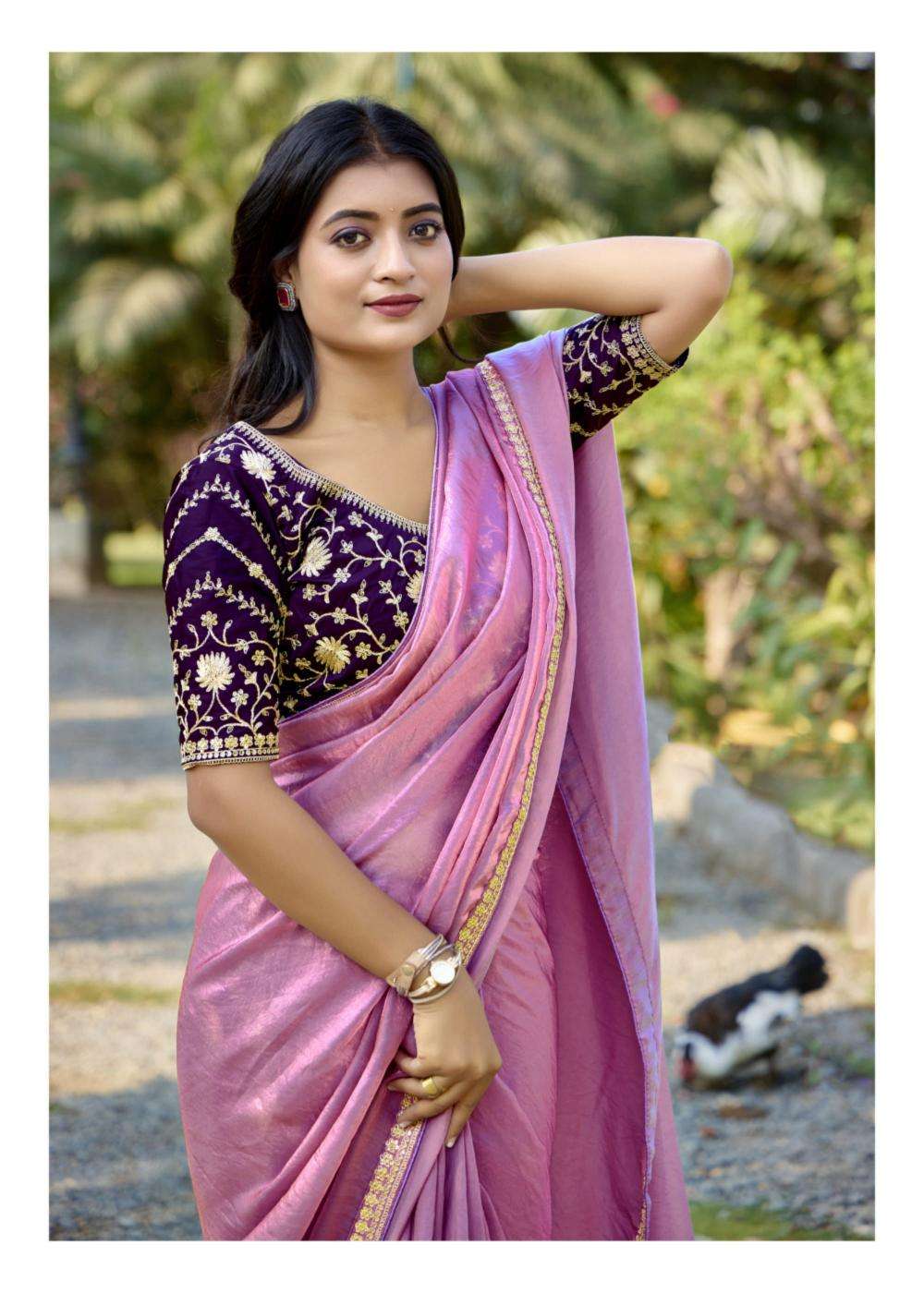 Lt Fashions Presents Magnolia Vol-4 Malai Silk Traditional Saree Catalog Wholesaler And Exporter 