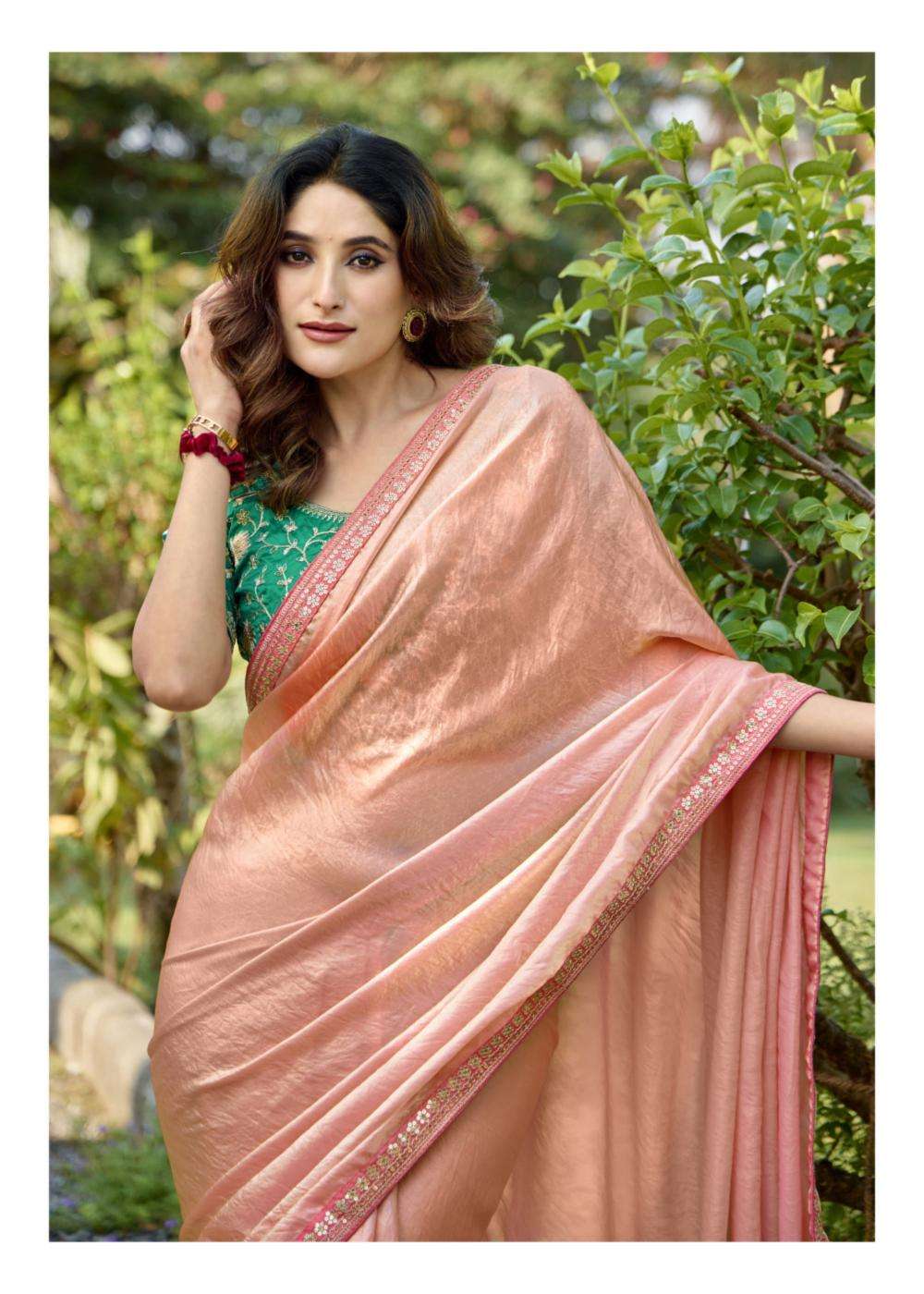 Lt Fashions Presents Magnolia Vol-4 Malai Silk Traditional Saree Catalog Wholesaler And Exporter 