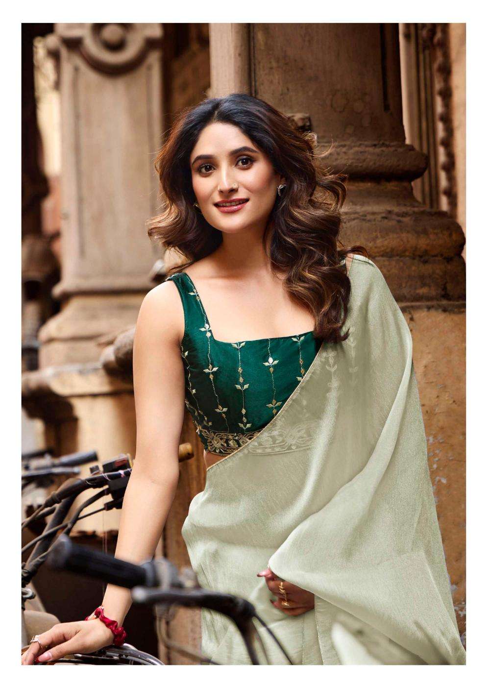 lt fashions presents utopia vol-5 colour addition malai silk best saree catalog wholesaler and exporter 