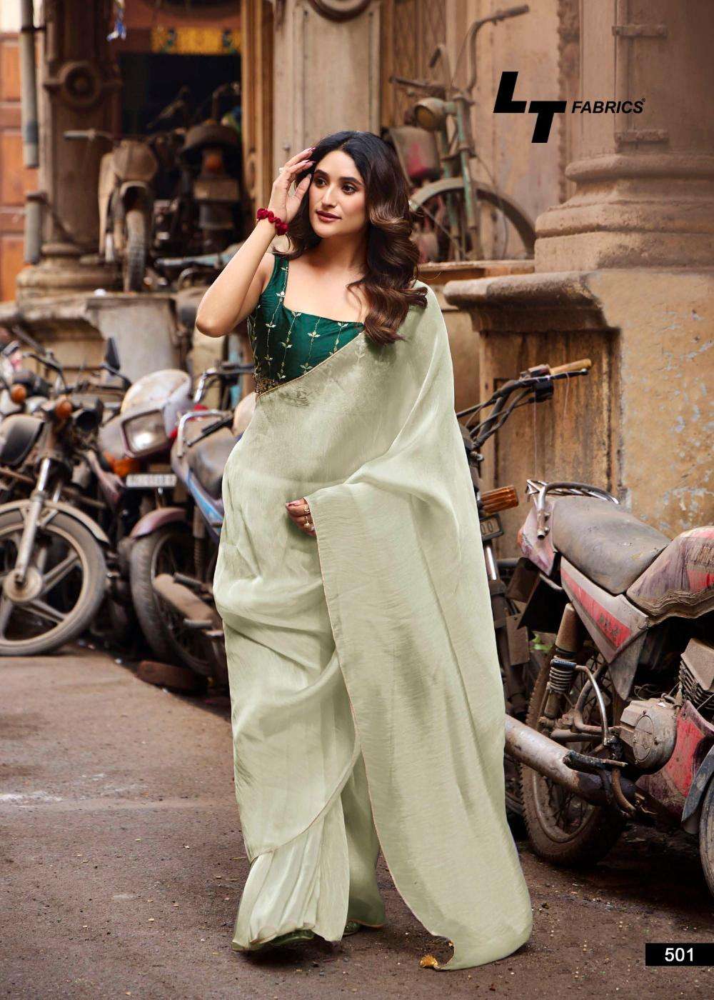 lt fashions presents utopia vol-5 colour addition malai silk best saree catalog wholesaler and exporter 
